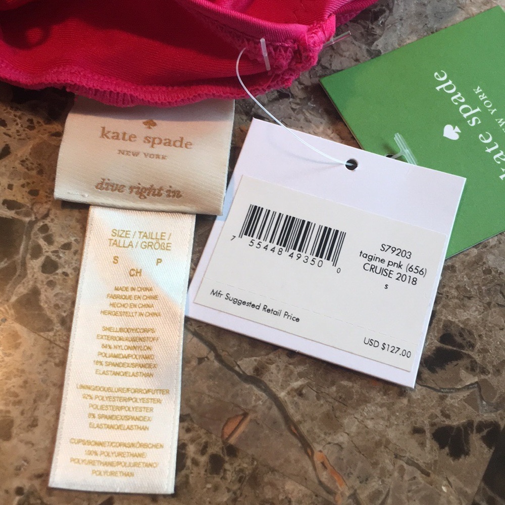Kate Spade One Piece Bathing Suit Swimsuit S - Picture 8 of 8